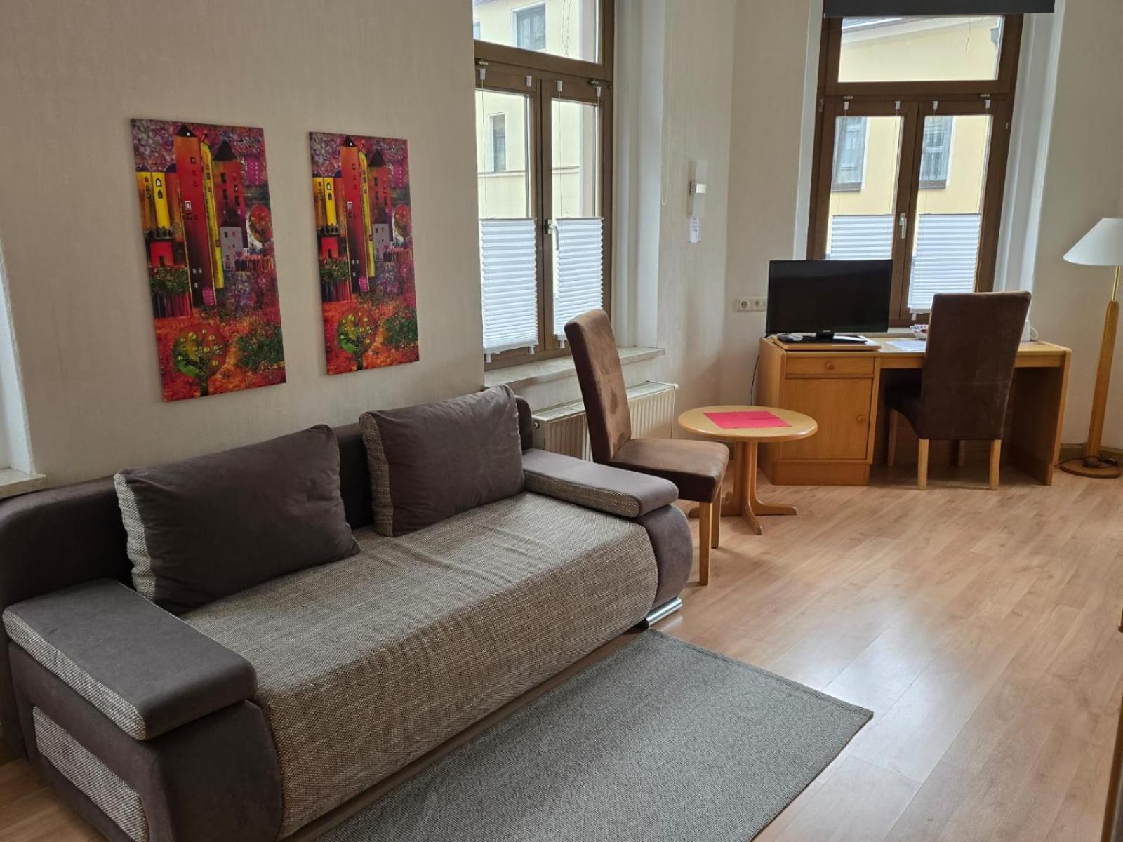 Pension Hotel Turmblick Auerbach  Bagian luar foto
