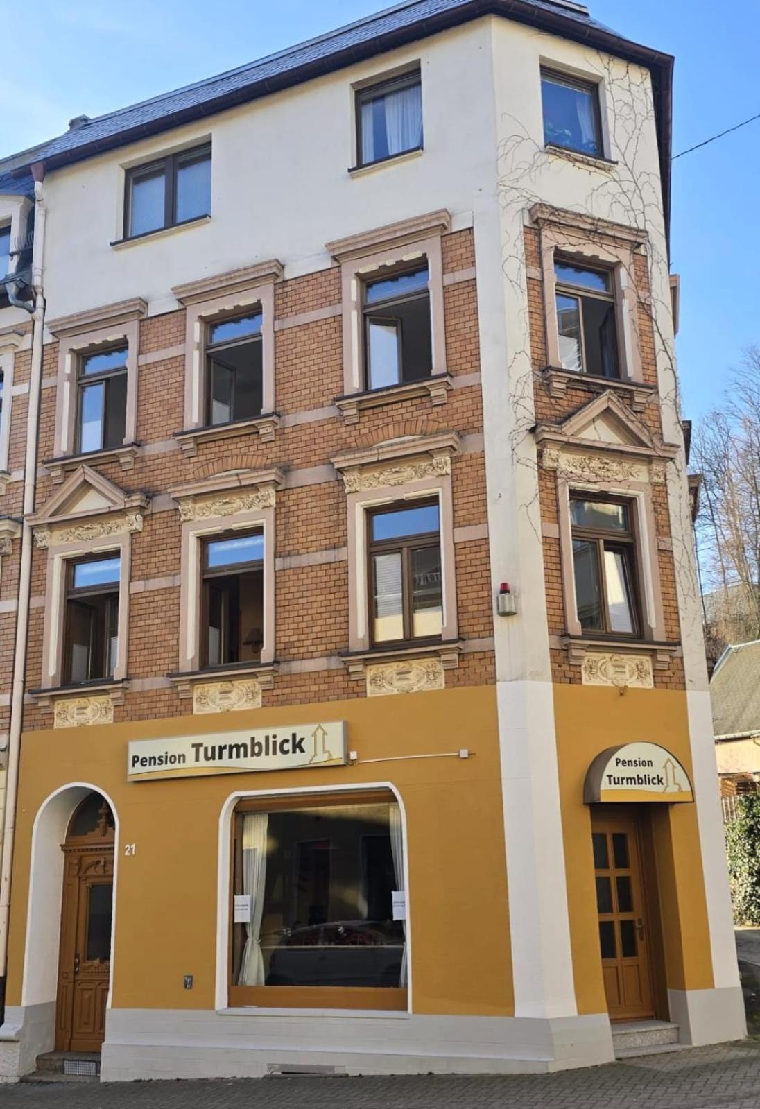 Pension Hotel Turmblick Auerbach  Bagian luar foto